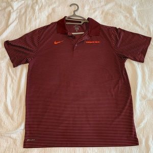 Nike Virginia Tech Dri-Fit Performance Polo XL